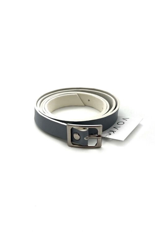 Women's thin gray belt