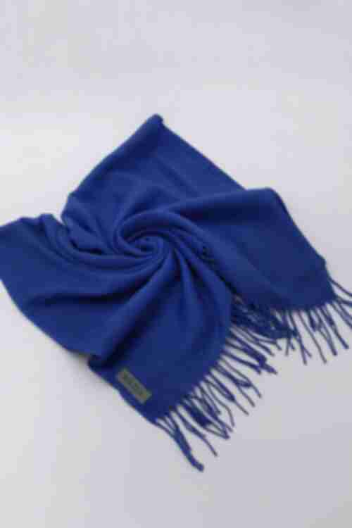 Electric blue stole