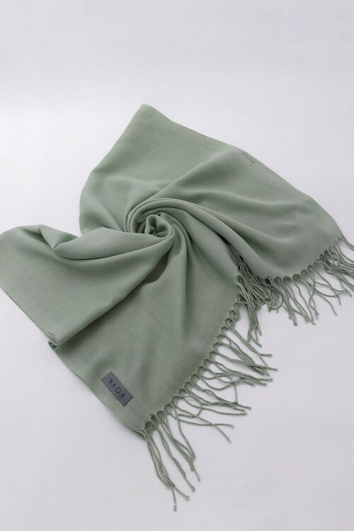 Pale green stole