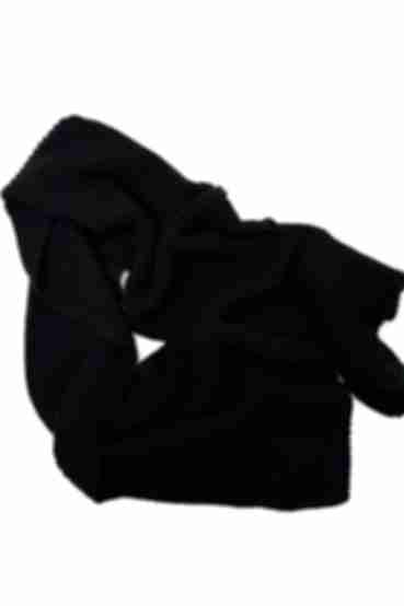 Black knitted scarf 30*180 cm