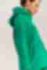 Зелений трикотажний костюм худі з кокеткою та брюки з начісом