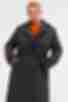 Куртка-пальто стеганое черное большой размер