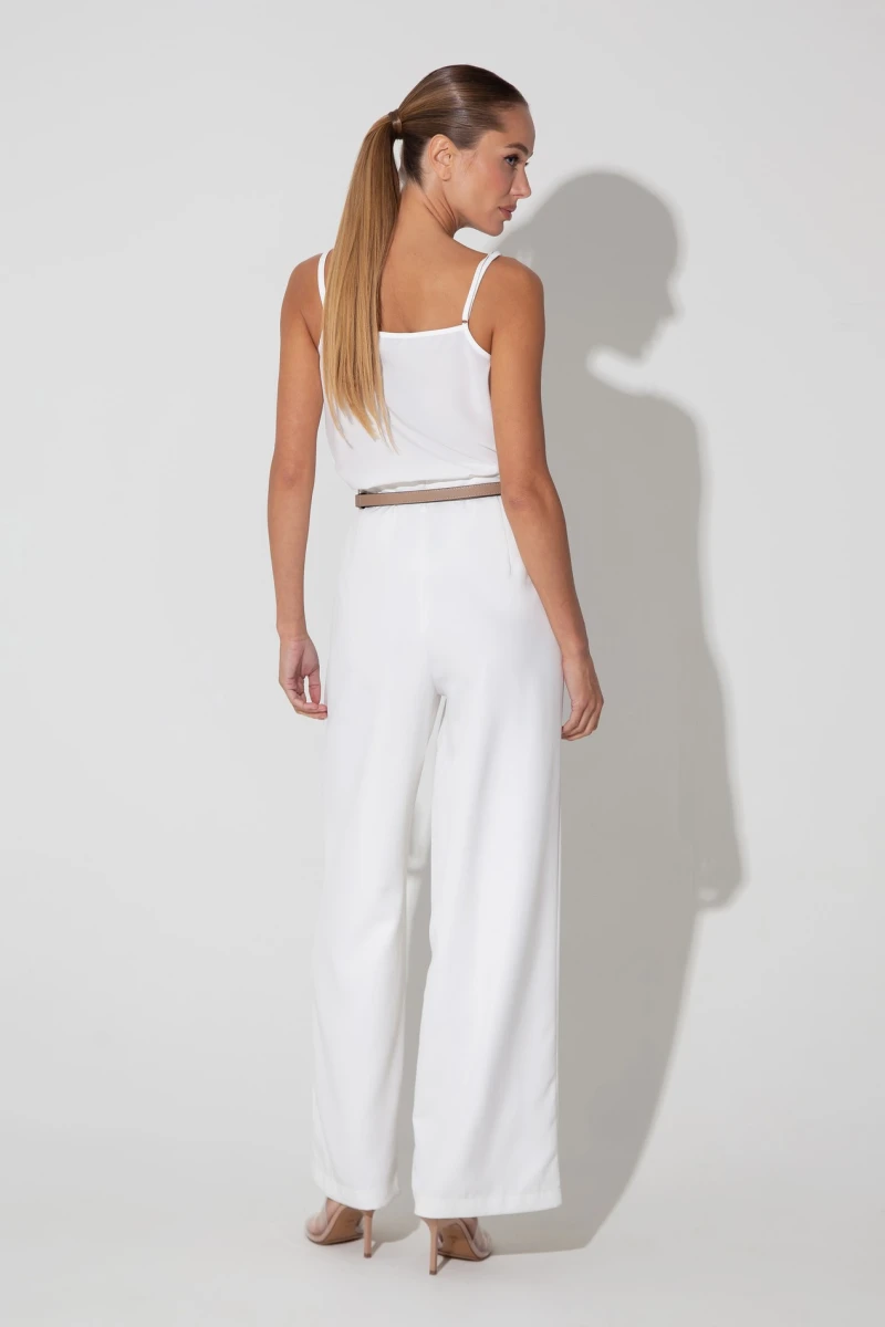 Straight milk pants