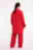 Вискозный костюм блуза и брюки палаццо жатка красный большой размер