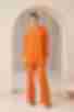 Блуза вискоза жатка оранжевая