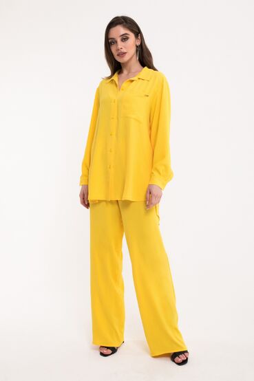 Pants palace viscose reaper bright yellow