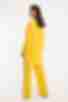 Костюм блуза та брюки палацо віскоза жатка яскраво-жовтий