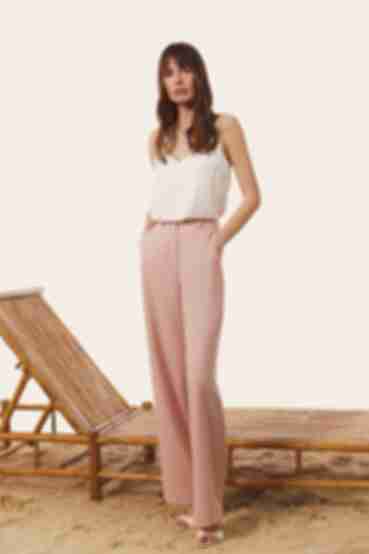 Taffy straight trousers made of suiting fabric