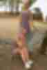 Сарафан на тонких бретелях міні штапель дрібноцвіт на фіолетовому