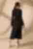 Сукня на затин плісе міді костюмна тканина чорна