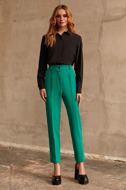 Herbal skinny pants made of suit fabric