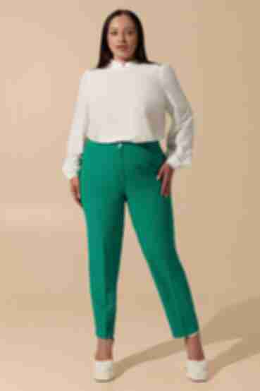 Herbal skinny suit pants large size