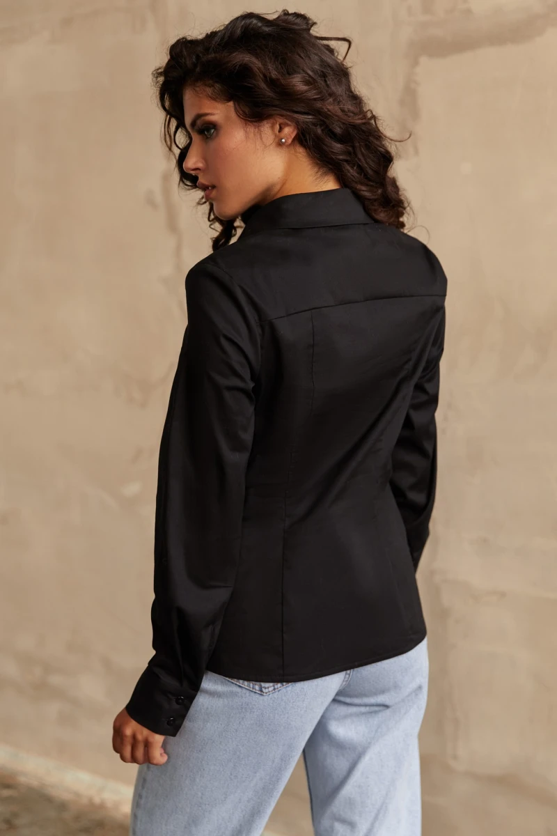 Black cotton shirt