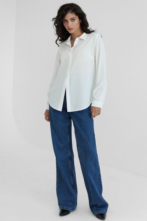 Milky soft rayon shirt