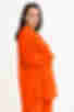Блуза вискоза жатка оранжевая большой размер