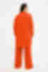 Блуза вискоза жатка оранжевая большой размер