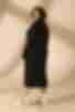 Платье прямое со стойкой миди ангора черное большой размер