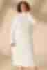 Сукня пряма зі стійкою міді ангора молочна великий розмір