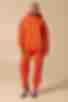 Костюм світшот з каптуром та брюки трикотаж з начісом помаранчевий