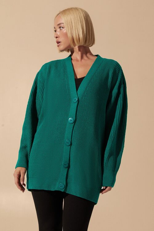 Emerald long cardigan