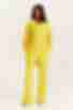 Костюм блуза и брюки палаццо вискоза жатка желтый