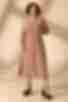 Платье миди с подрезом на талии костюмная ткань мокко большой размер