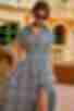Сукня-сорочка з коротким рукавом максі софт анімалістичний принт зебра