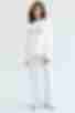 Белый трикотажный свитшот с принтом "НЕЗАВИСИМОСТЬ"