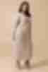 Сукня на гудзиках міді ангора світло-бежева великий розмір