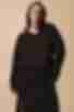 Костюм светр зі спідницею трикотажний чорний великий розмір