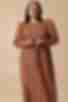 Сукня з розрізом міді софт карамельна великий розмір