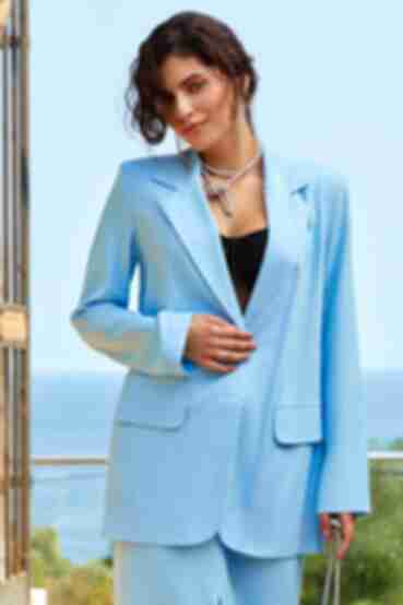Light blue linen jacket