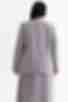 Жакет оверсайз з костюмної тканини сірий великий розмір