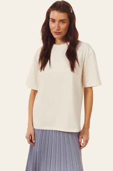 Milky oversize knitted T-shirt #2