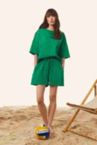 Shorts knitwear emerald