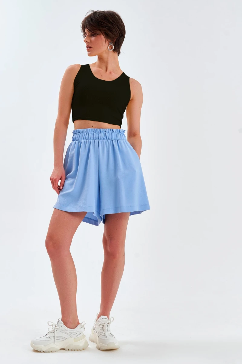 Black knitted crop top #2