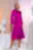Сукня з вирізами міді штучний шовк рожева