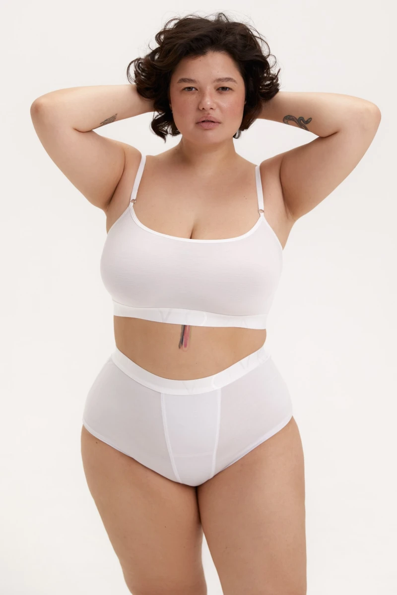 Milky knitted boyshorts plus size #2