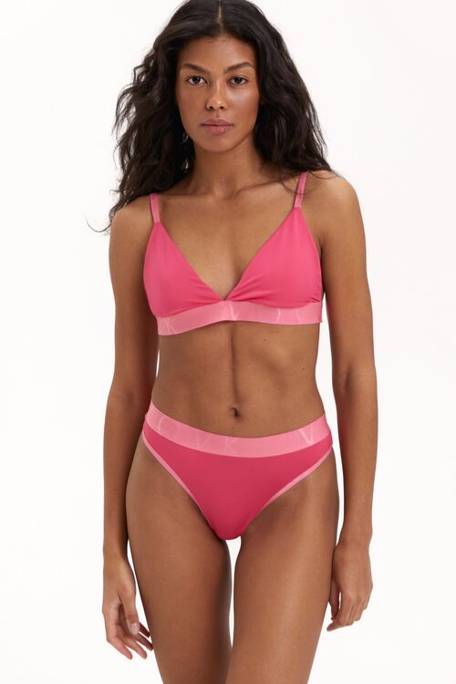 Fuchsia biflex thongs