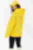 Yellow hoodie made of knitted fabric with fleece