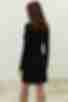 Black mini knitted dress