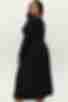 Платье миди костюмная ткань черное большой размер