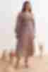 Сукня міді з гудзиками штучний шовк моко великий розмір