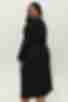 Сукня з вирізом міді софт молочні горохи на чорному великий розмір
