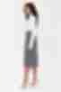 Спідниця-олівець демі ялинка сіра на чорному