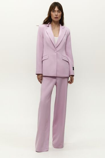 Pink fitted jacket made of suiting fabric #2