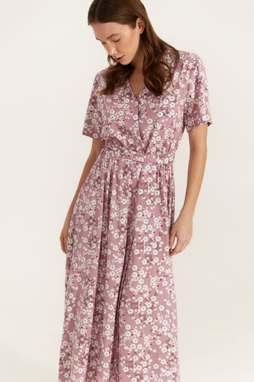 Taffy midi shirt dress in flowers made of staple cotton #2