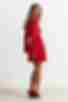 Dress mini knit rib red