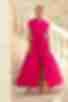 Short sleeve maxi staple fuchsia shirt dress