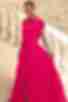 Short sleeve maxi staple fuchsia shirt dress